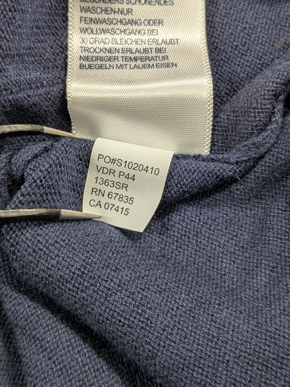 Nautica V-Neck Pocket Cardigan - Picture 7 of 7